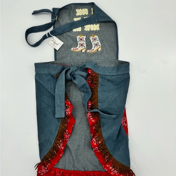 Manual Woodworker I Cook with My Boots on! Apron❤️BNWT❤️ - Picture 7 of 10